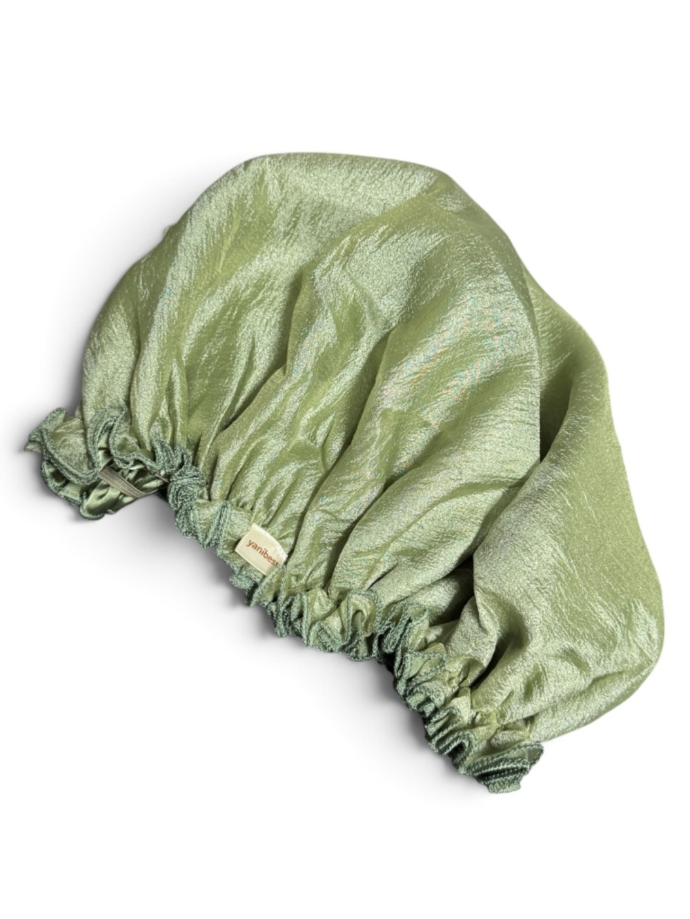 Yanibest Satin Lined Shower Cap Long Thick Curly Hair